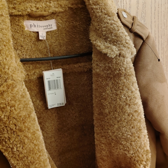 Philosophy Tan Women's Jacket - Picture 7 of 8